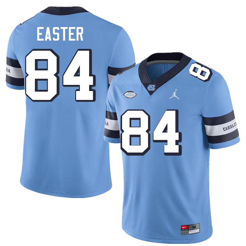 #84 Shamar Easter North Carolina Tar Heels College Football Jersey Stitched-Retro Blue